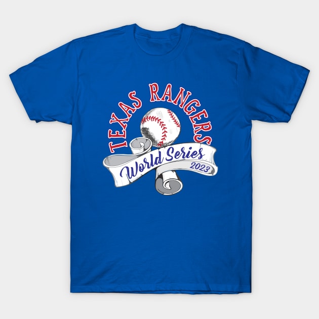 Texas Rangers World Series 2023 T-Shirt by fineaswine